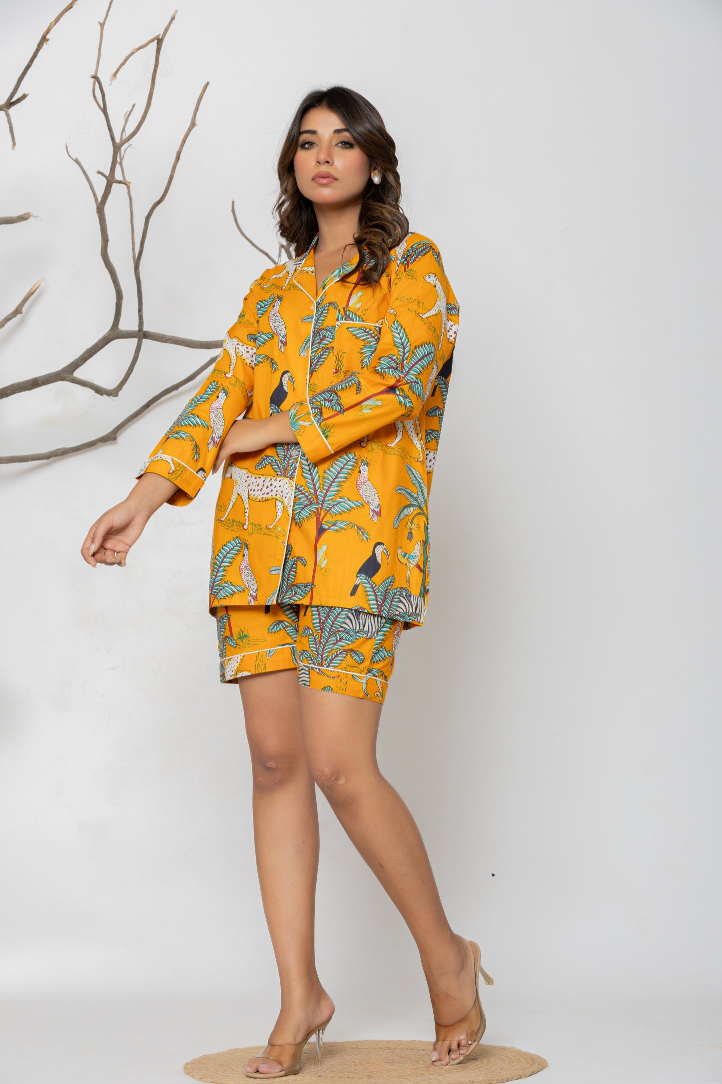 Musturd Jungle Pyjama Set