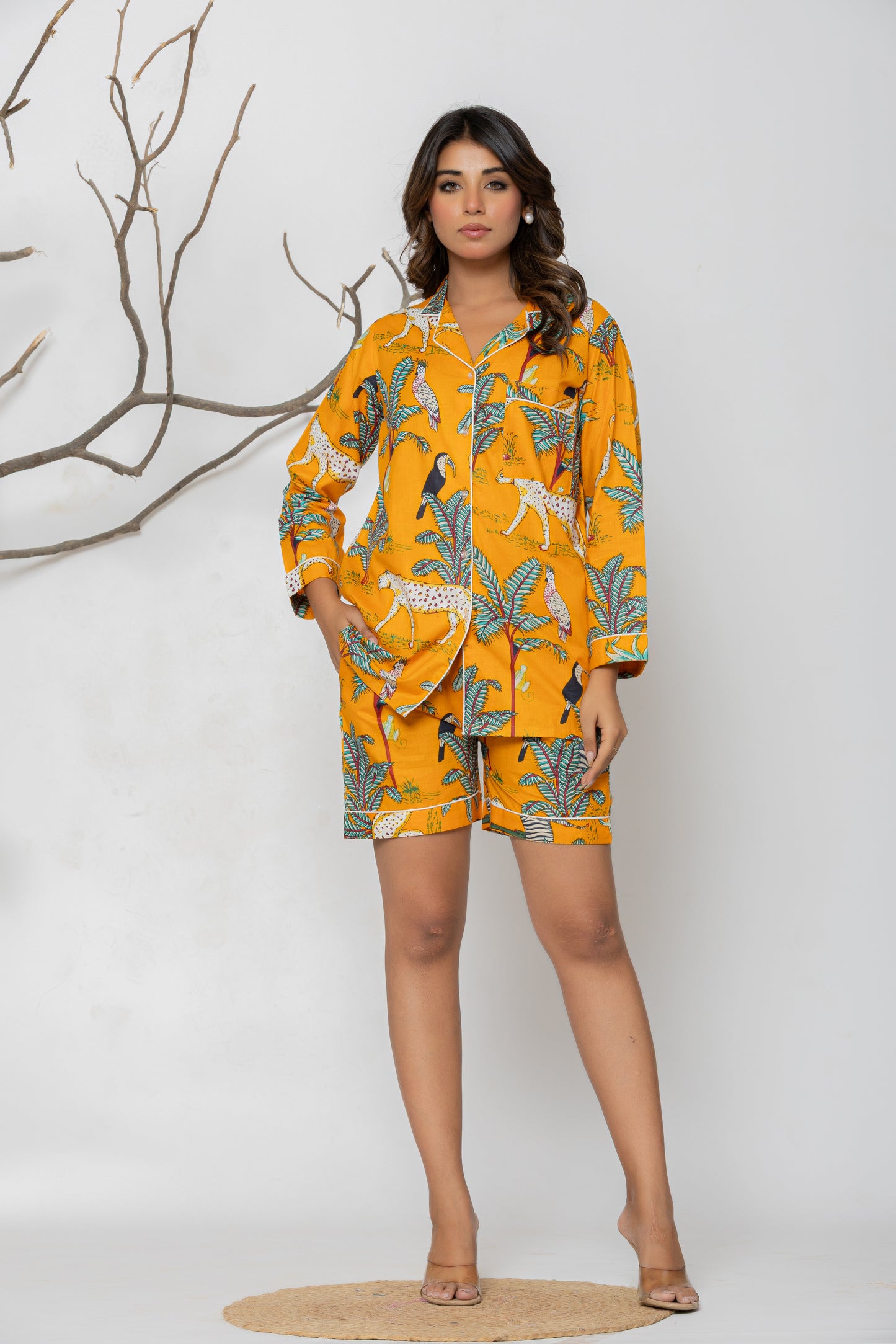 Musturd Jungle Pyjama Set