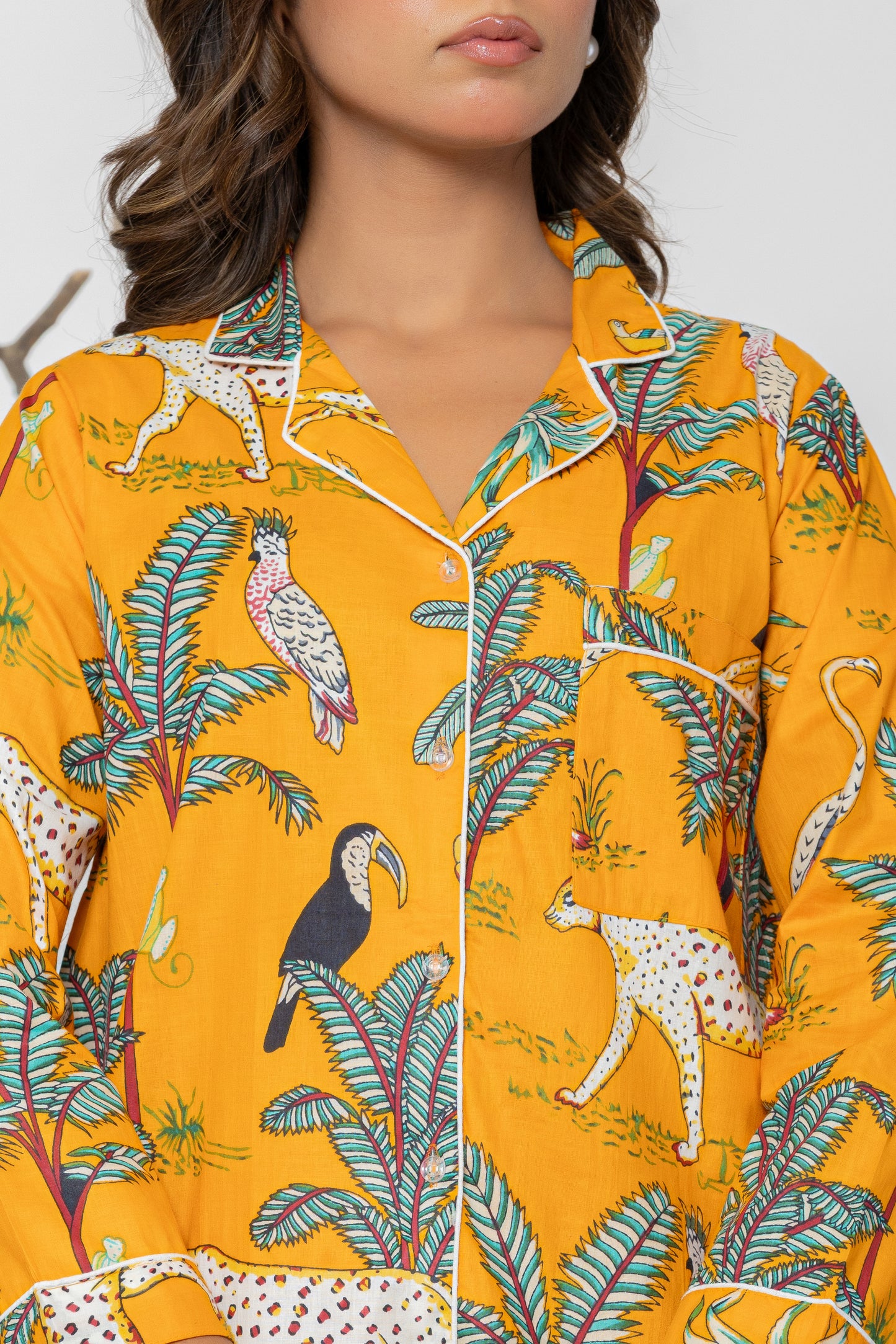 Musturd Jungle Pyjama Set