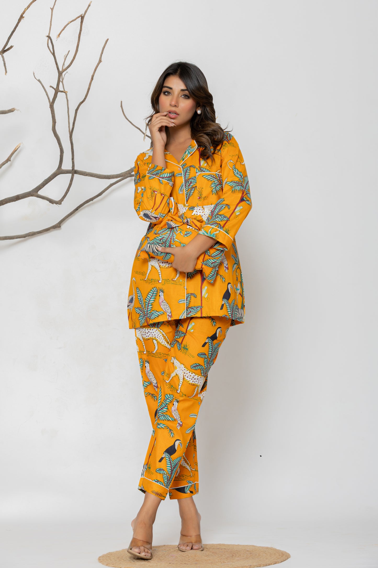 Musturd Jungle Pyjama Set