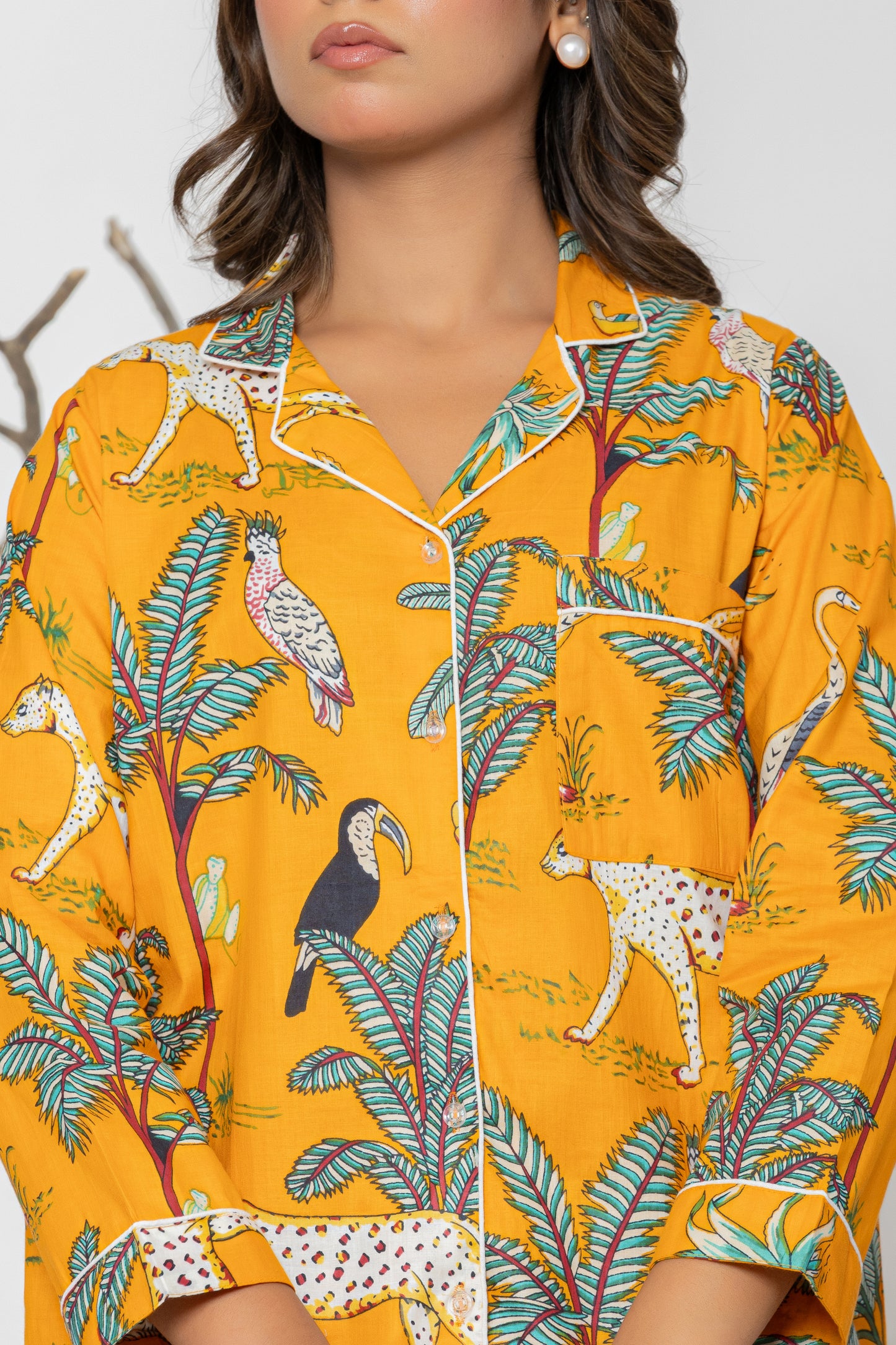 Musturd Jungle Pyjama Set