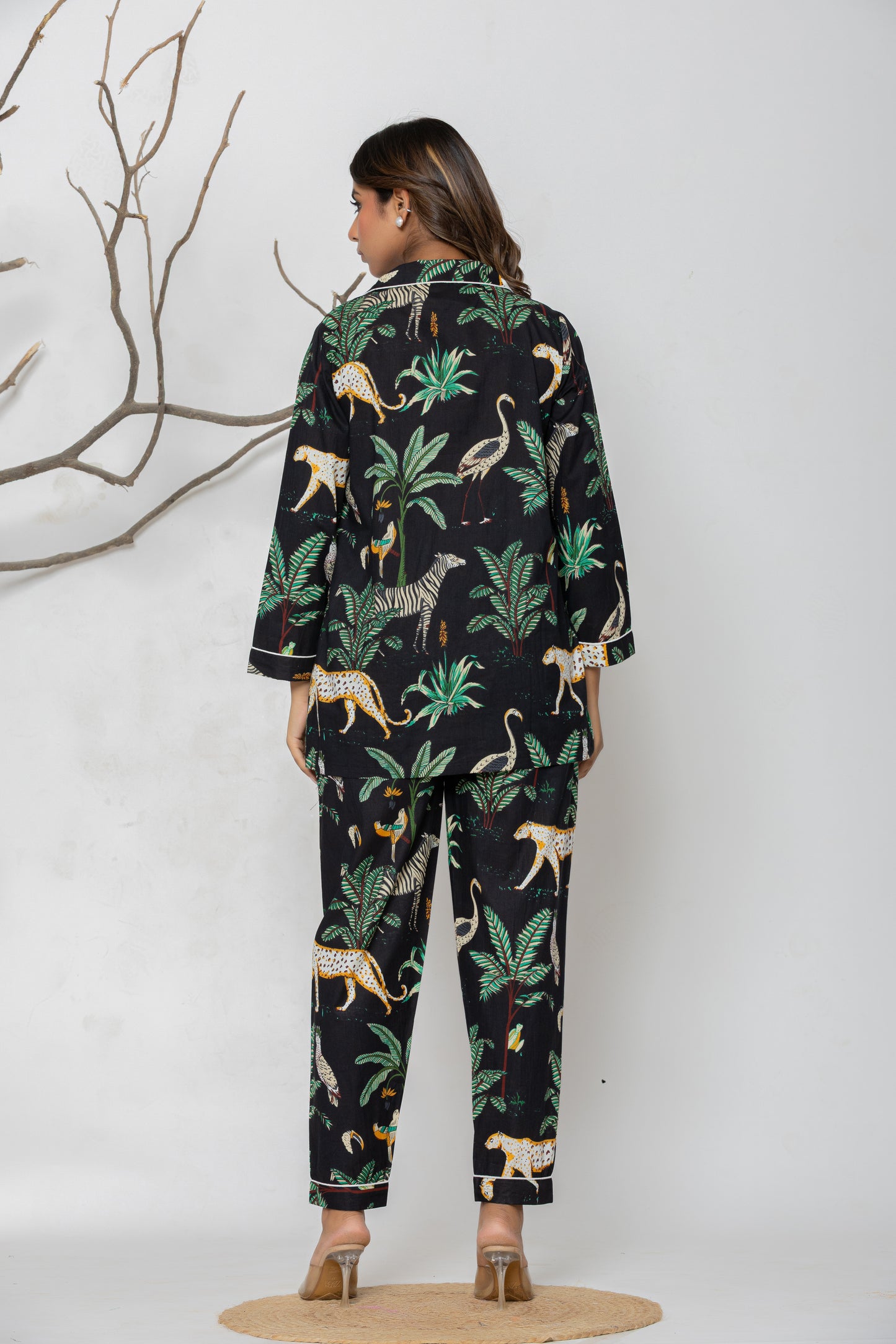 Black Jungle Set Pyjama Set